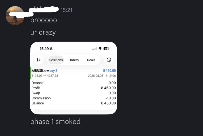 Message from a student about passing phase one of a funded challenge